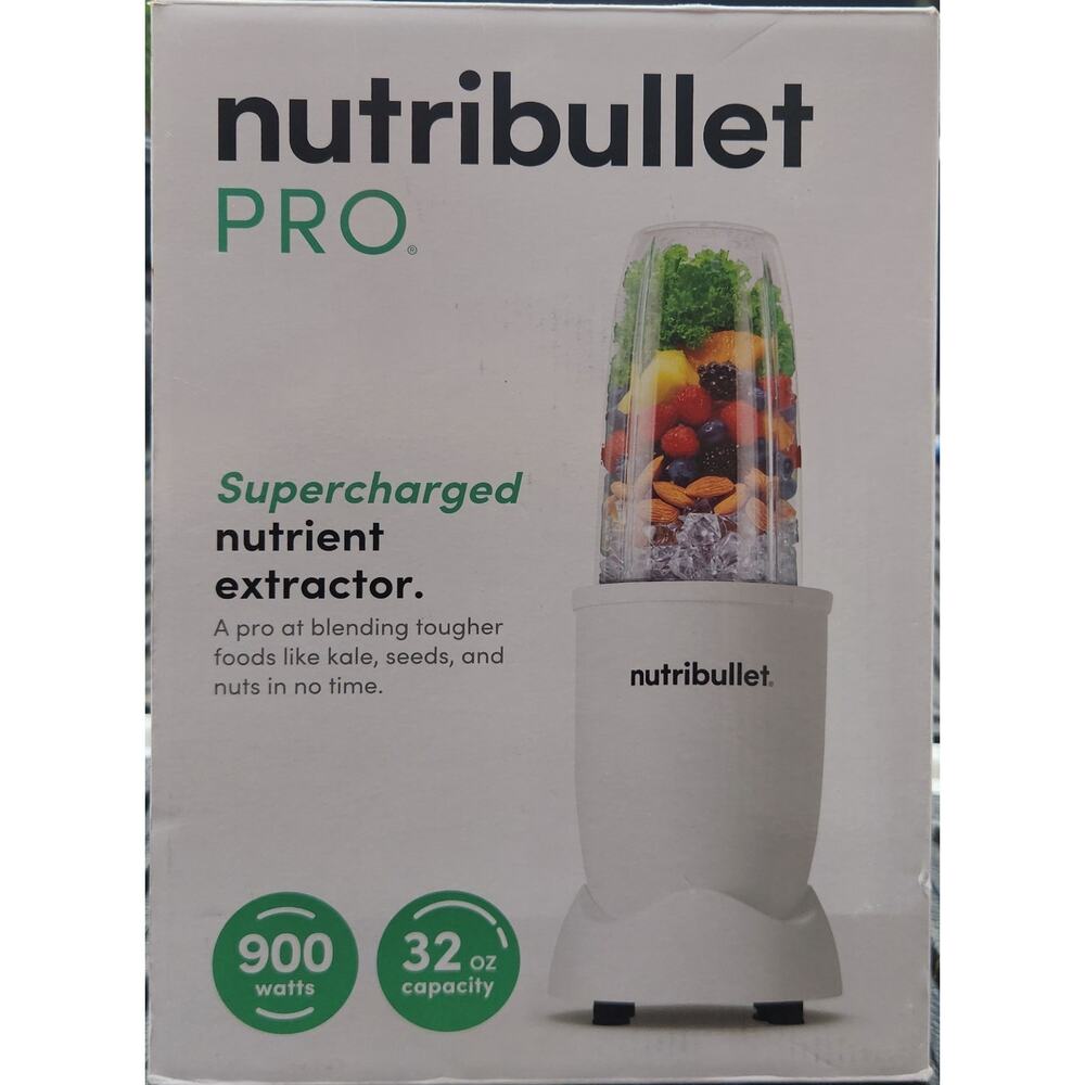 nutribullet® Pro Nutrient Extractor, 900W, Matte White - New in Box
